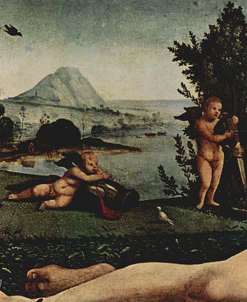 Piero di Cosimo Venus, Mars und Amor